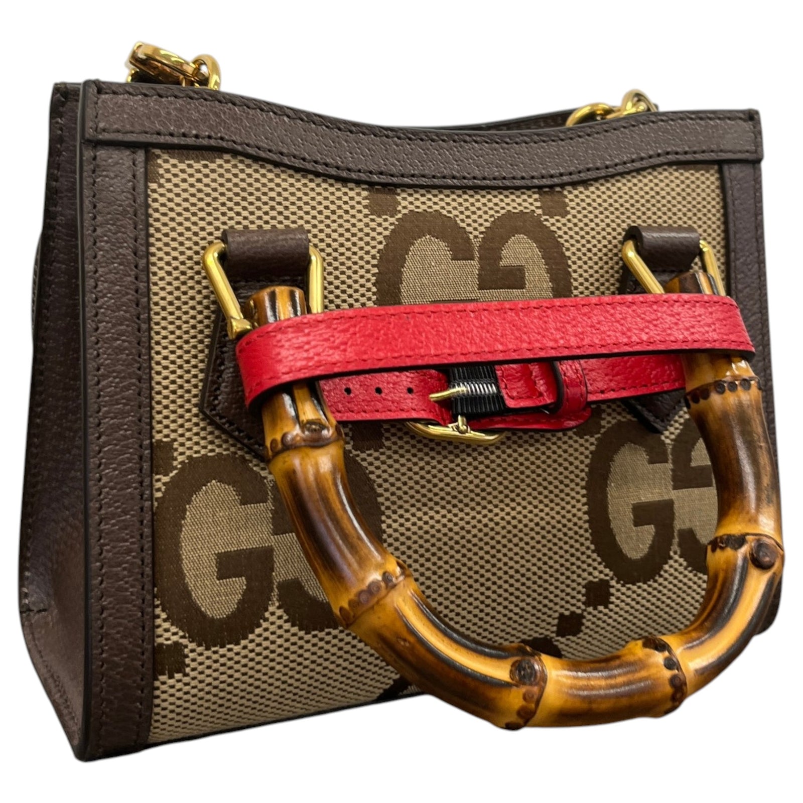 Women's Bamboo Diana Handbag Brown - Photo 8