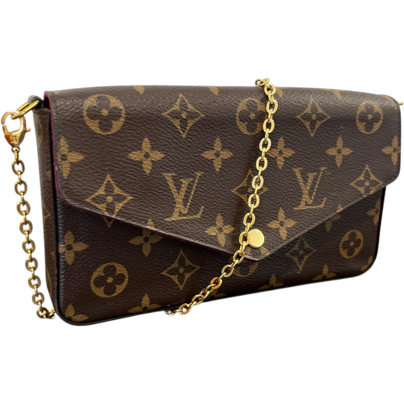 Women's Monogram Félicie Pochette Bag Brown