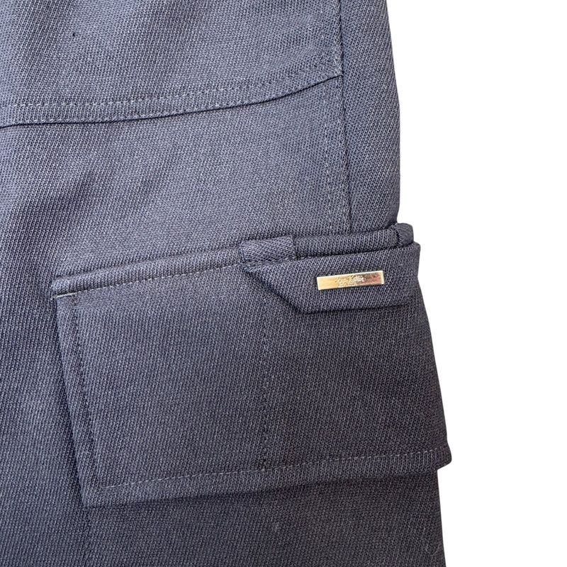 Men's Plaque Patch Pocket Fr 42 Trousers Navy Size Waist 32"