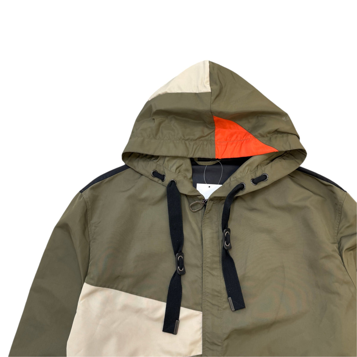Men's Technical Nylon Windbreaker Khaki Size XL - Photo 3
