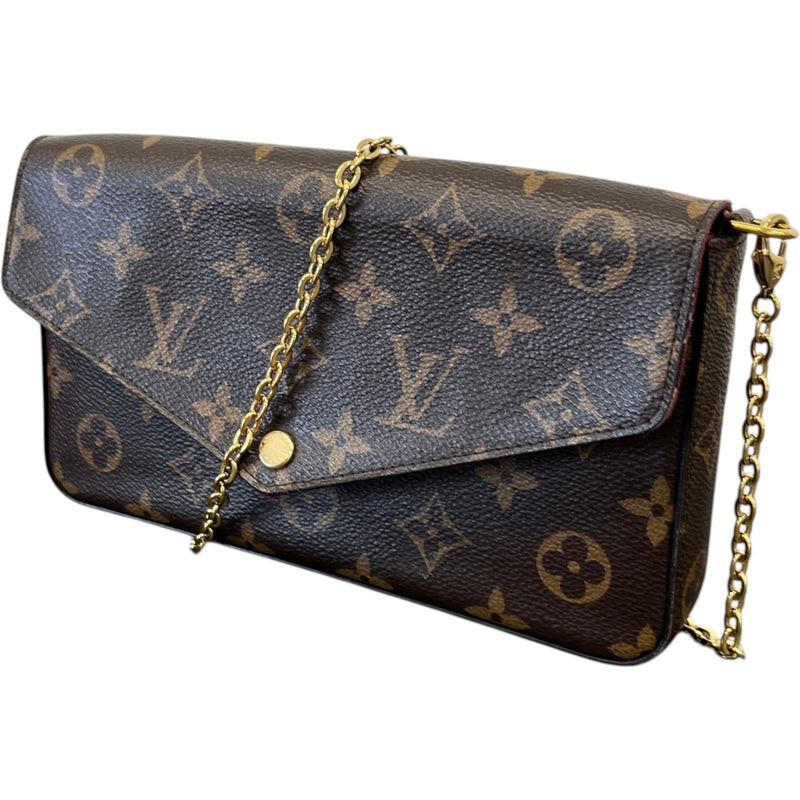 Women's Monogram Félicie Pochette Bag Brown