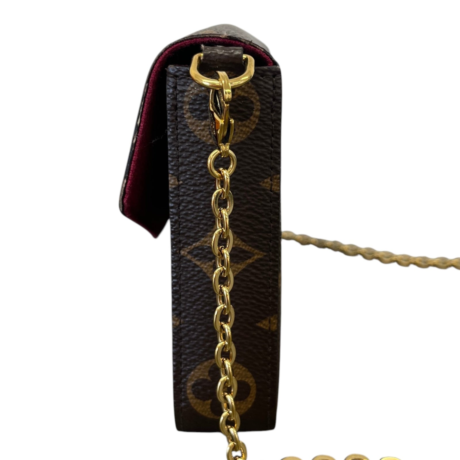 Women's Monogram Félicie Pochette Bag Brown - Photo 8