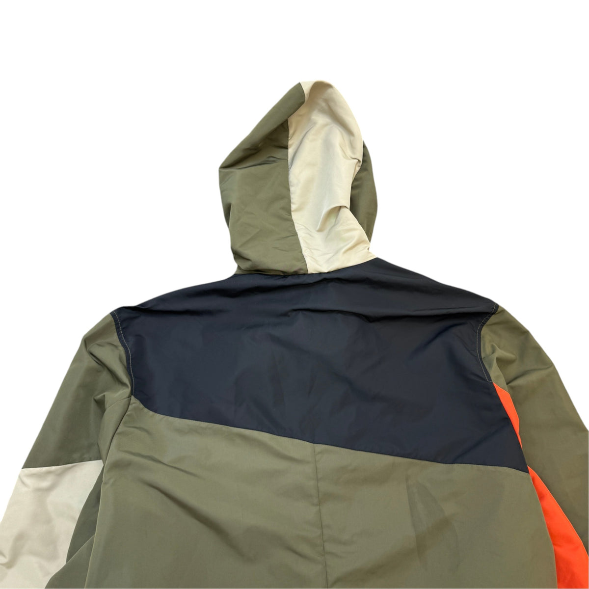 Men's Technical Nylon Windbreaker Khaki Size XL - Photo 5