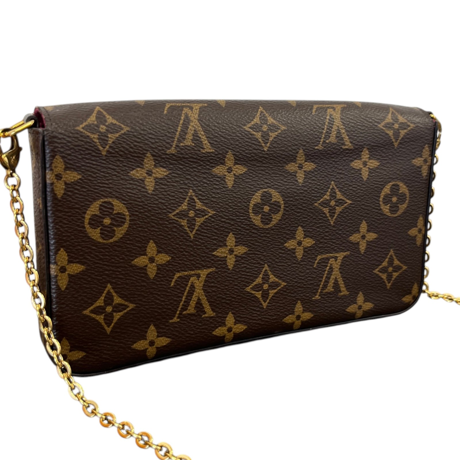 Women's Monogram Félicie Pochette Bag Brown - Photo 9