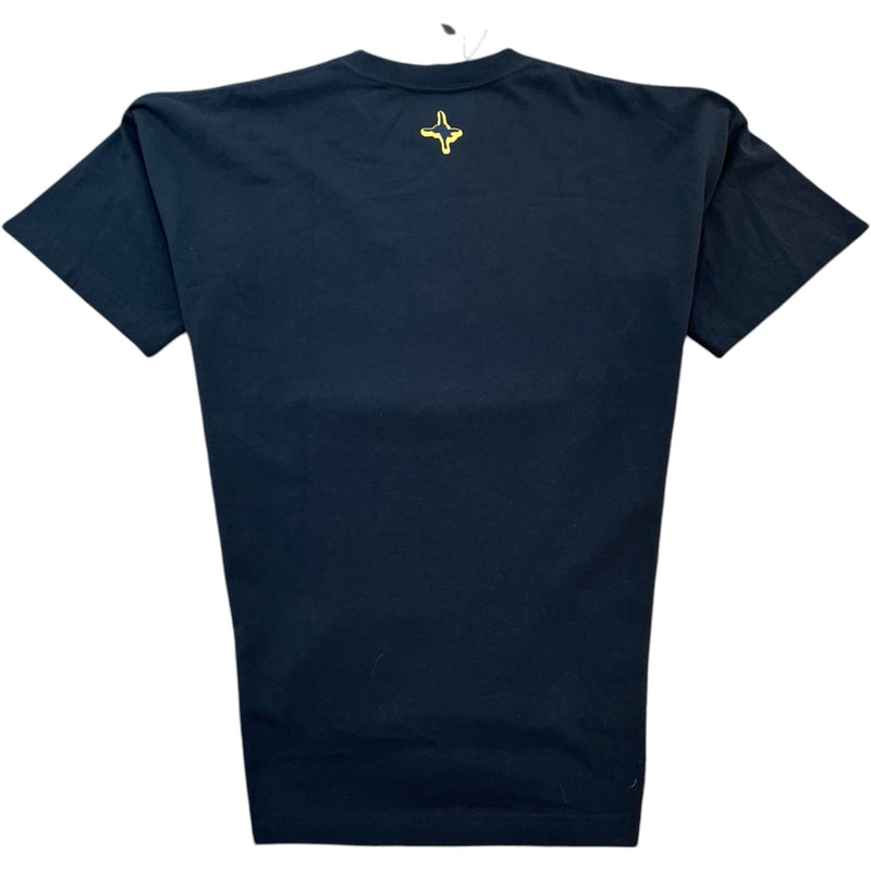 Men's X Lewis Hamilton Embroidered Logo T-Shirt Navy Size S