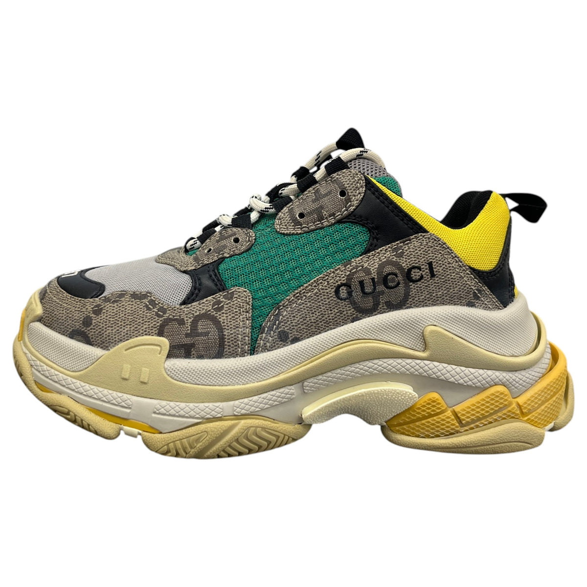 Women's x Balenciaga The Hacker Project Triple S Low Trainers Brown Size UK 4 / EU 37 - Photo 5