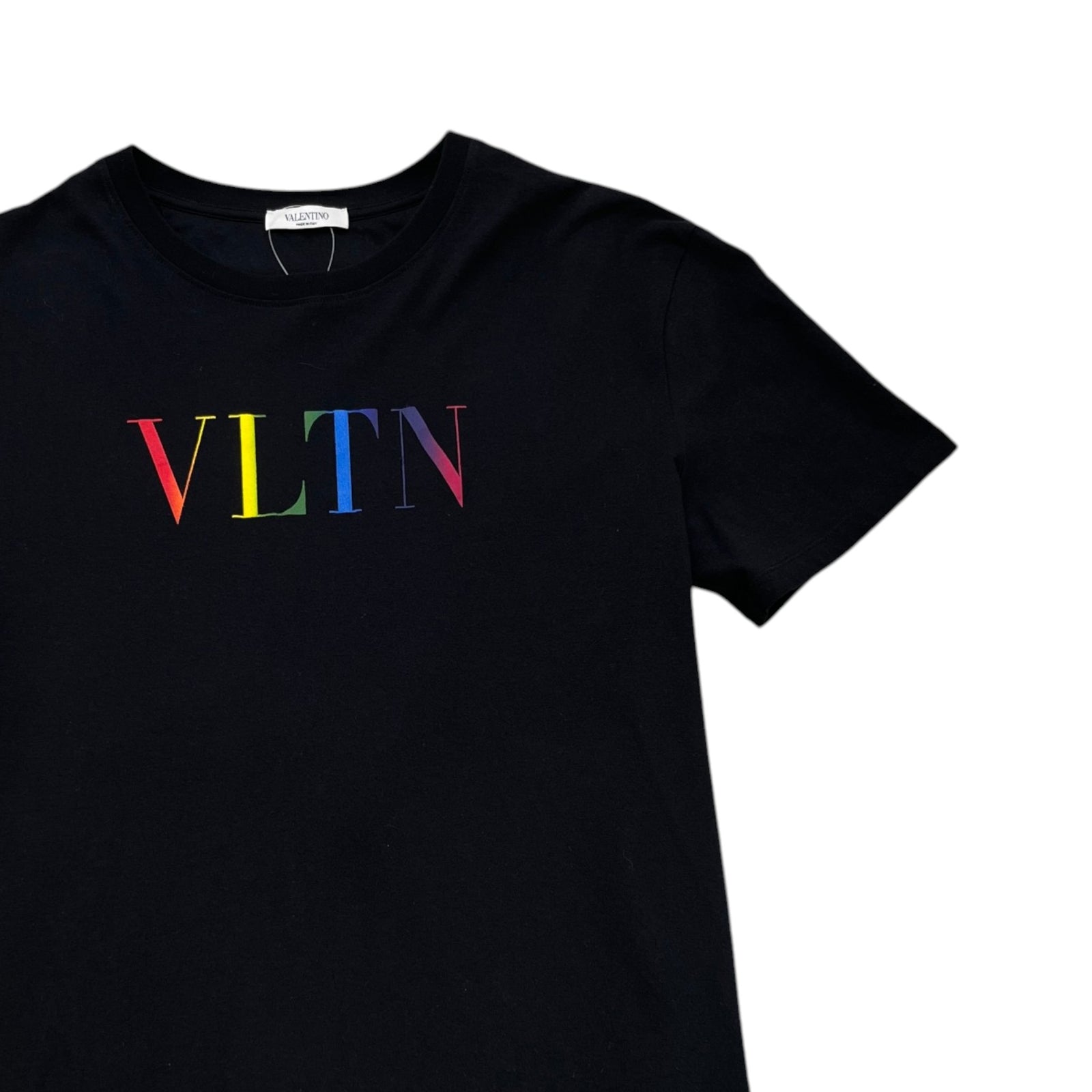 Men's Logo Print T-Shirt Black Size XL - Photo 3