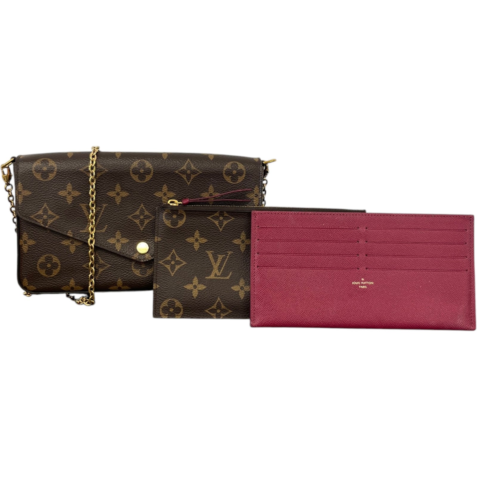 Women's Monogram Félicie Pochette Bag Brown - Photo 1
