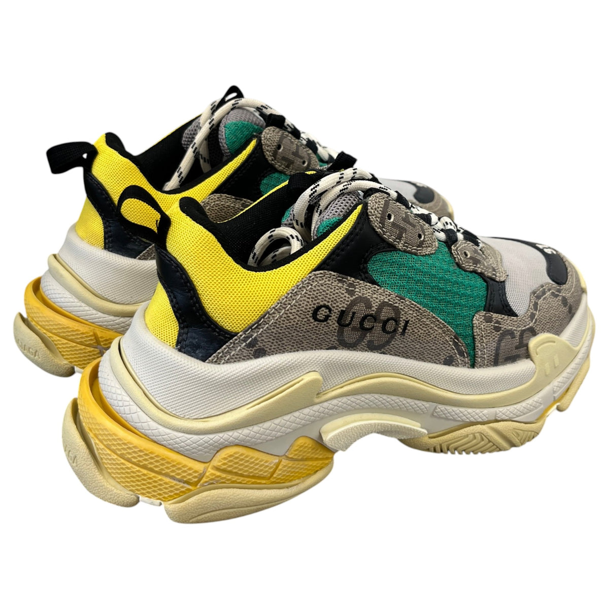 Women's x Balenciaga The Hacker Project Triple S Low Trainers Brown Size UK 4 / EU 37 - Photo 8