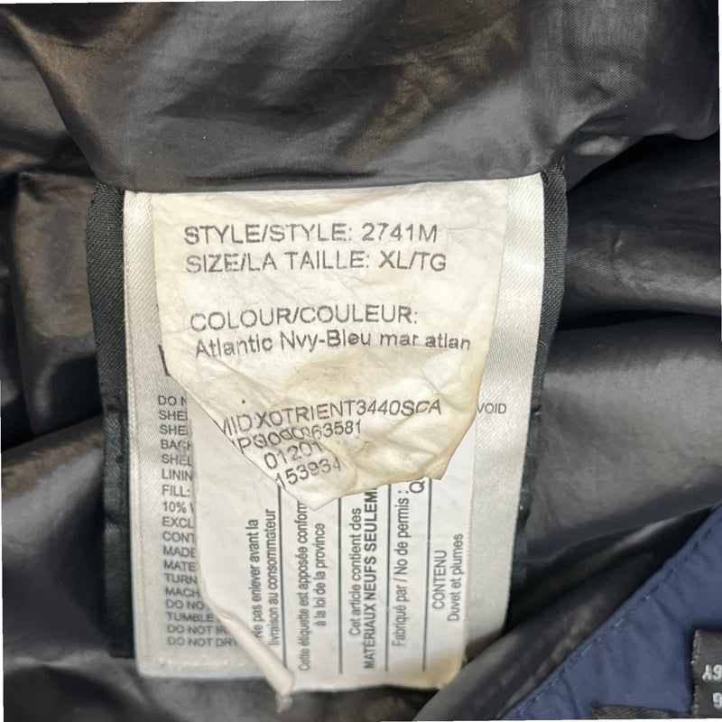 Men's HyBridge Base Down Jacket Navy Size XL