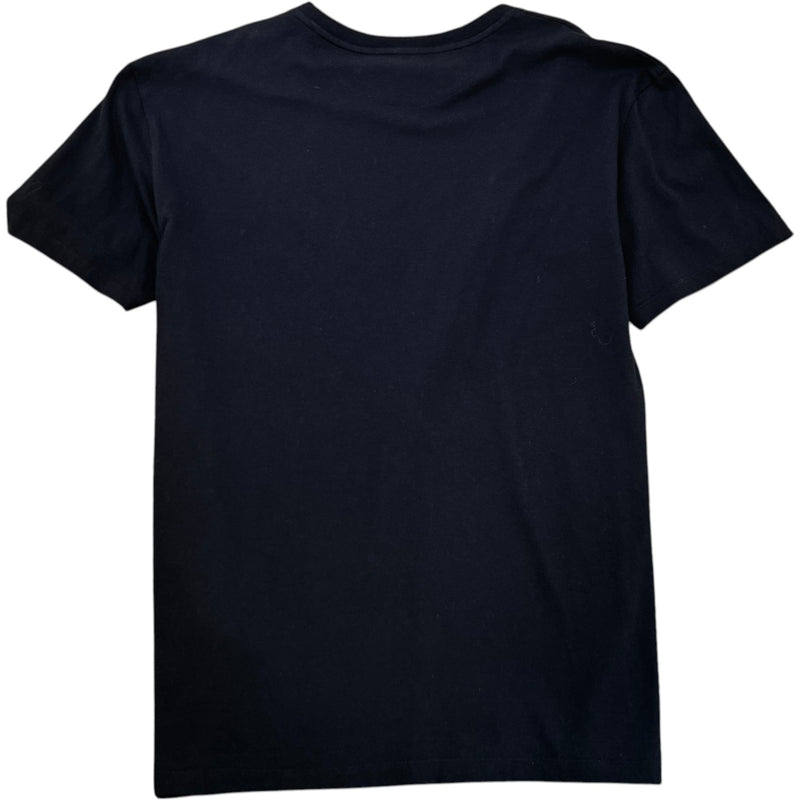 Men's Logo Print T-Shirt Black Size XL
