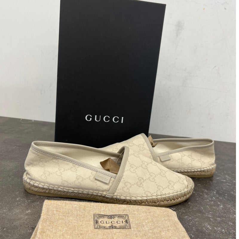 Women's GG Supreme Espadrilles Beige Size UK 5 / EU 38
