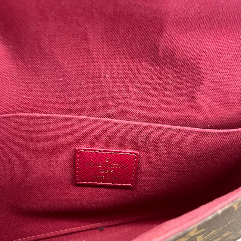 Women's Monogram Félicie Pochette Bag Brown