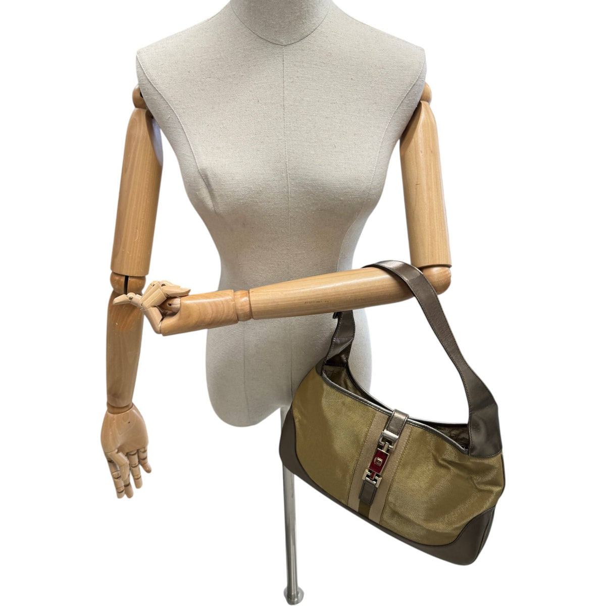 Women's Vintage Jackie Handbag Gold - Photo 2