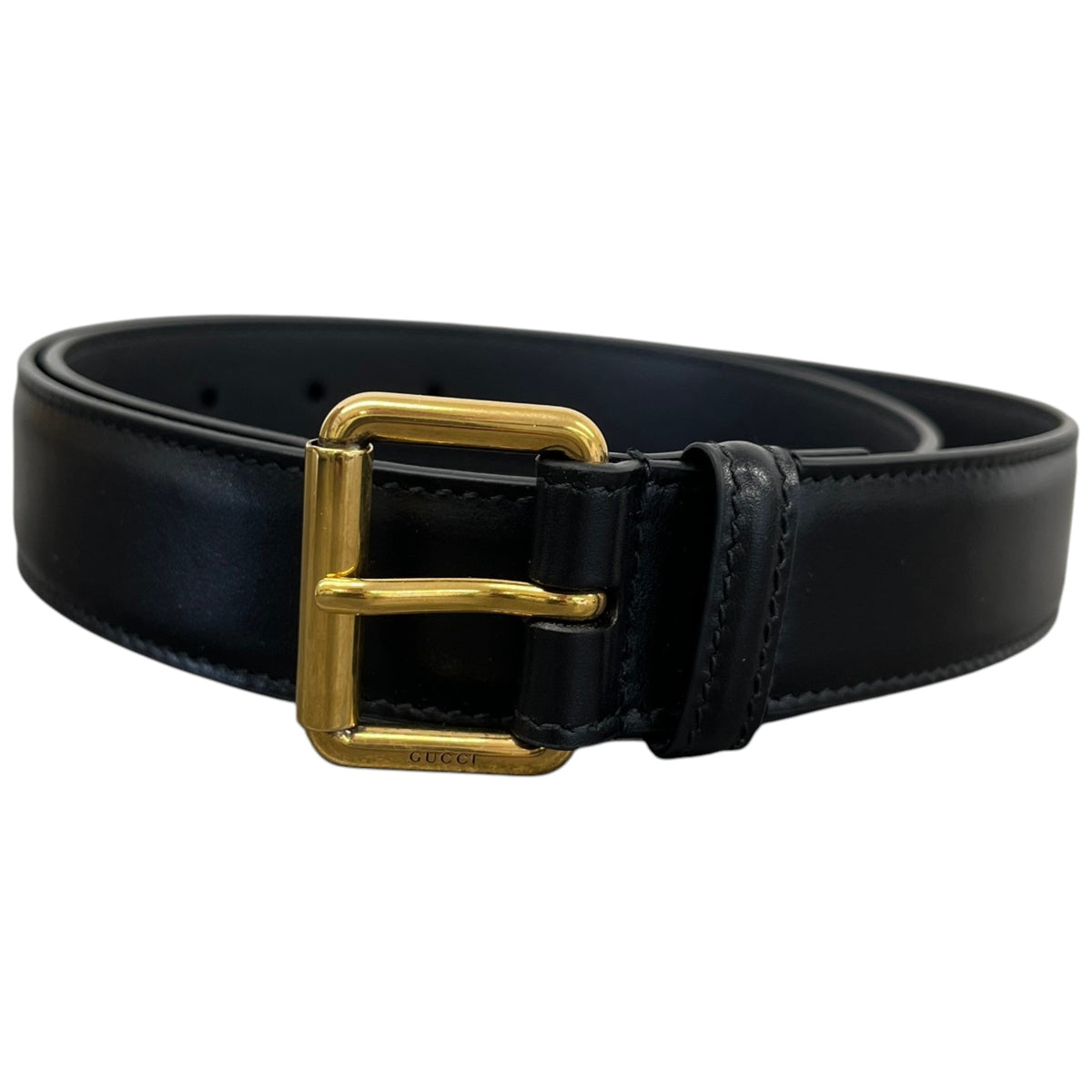 Women's Classic Buckle Belt Black Size W32 - Photo 1