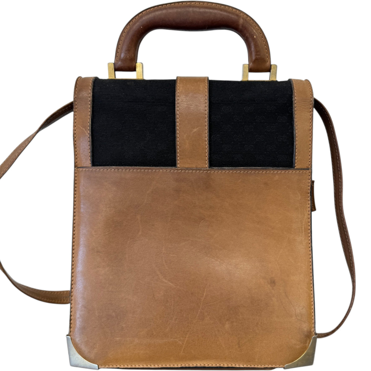 Women's Vintage GG Handbag Black - Photo 3