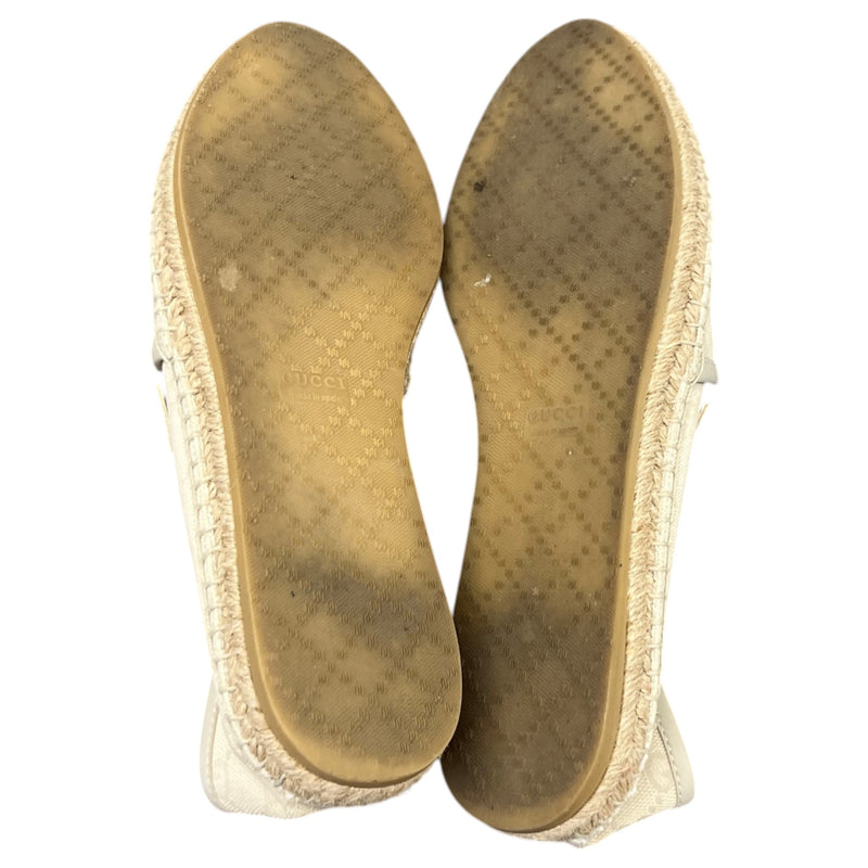 Women's GG Supreme Espadrilles Beige Size UK 5 / EU 38