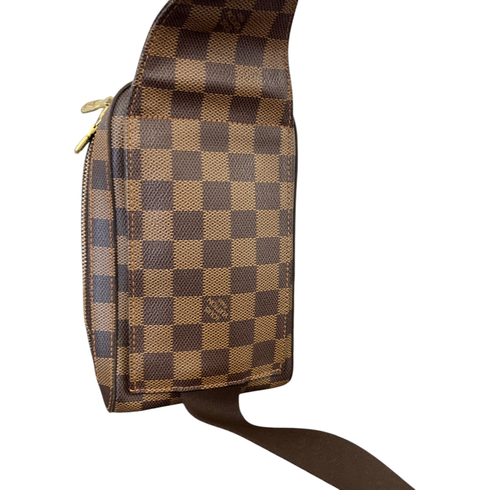Men's Damier Ebene Geronimos Messenger Bag Brown - Photo 12