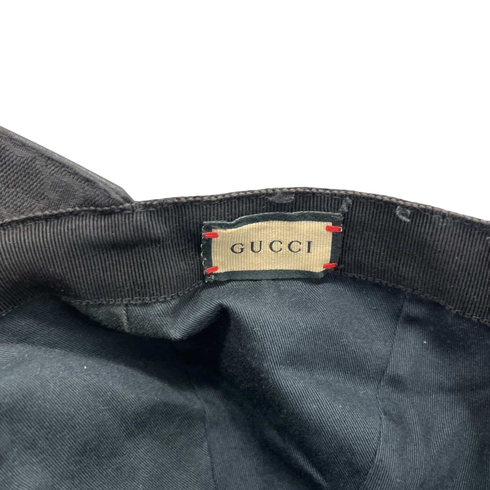 Men's Gg Supreme Web Cap Black Size S - Photo 7