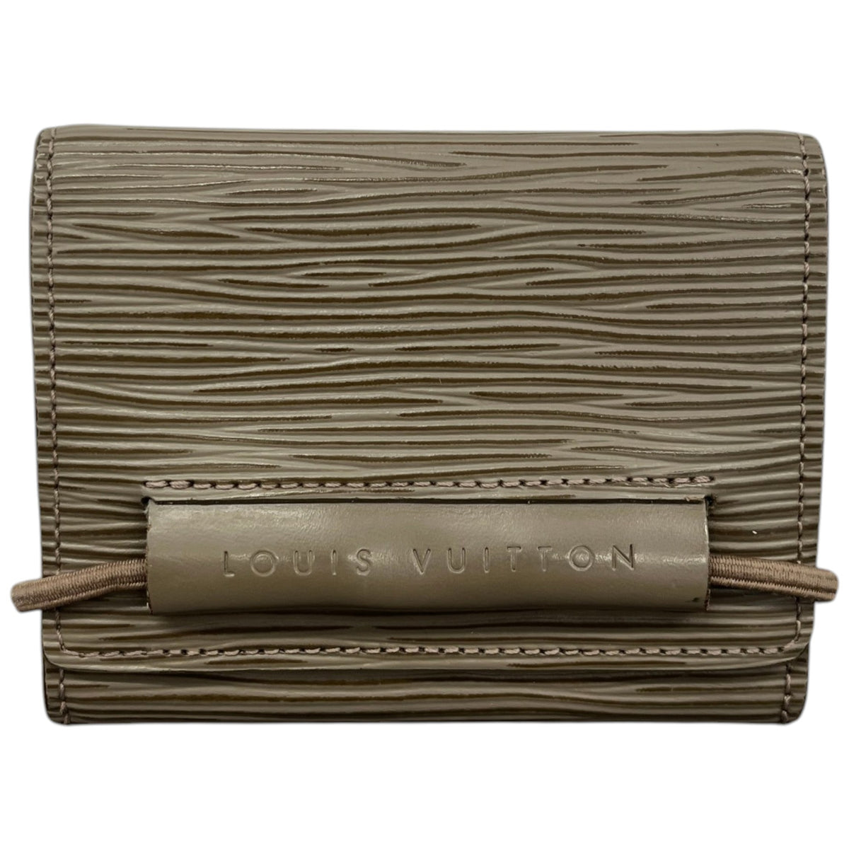 Women's Epi Leather Elastique Purse Brown - Photo 1