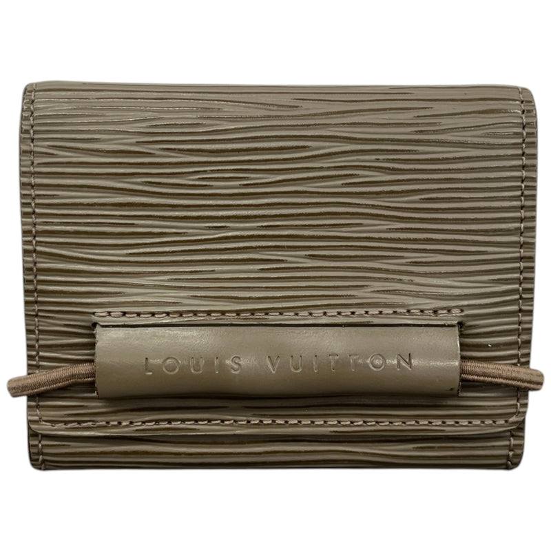 Women's Epi Leather Elastique Purse Brown