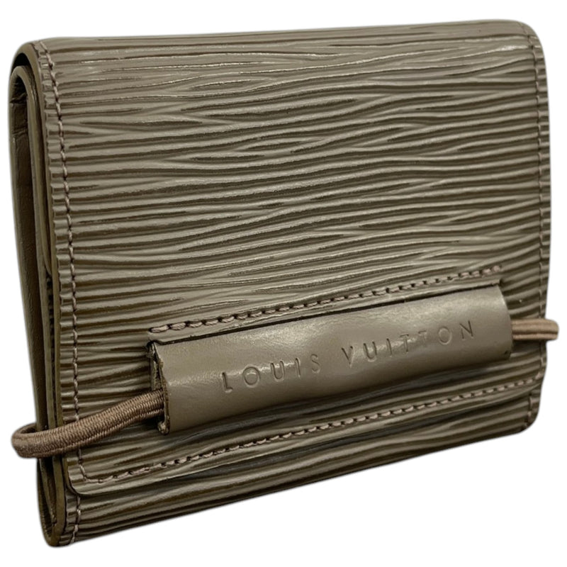Women's Epi Leather Elastique Purse Brown