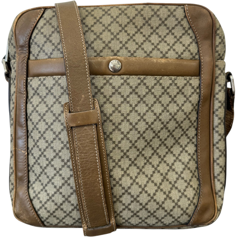 Women's Diamante Crossbody Bag Brown