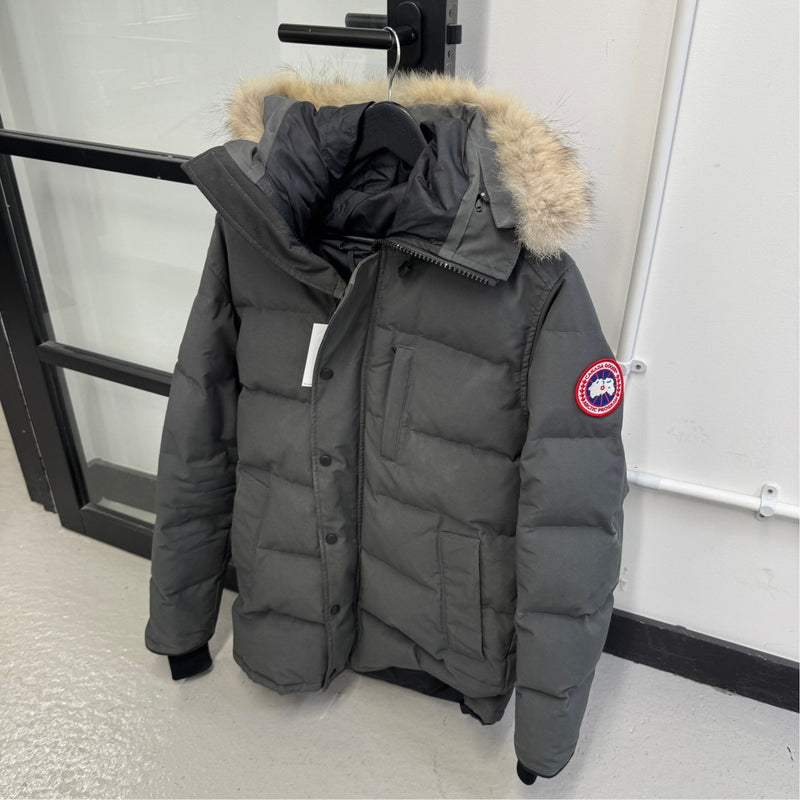 Men's Wyndham Parka Down Jacket Grey Size M