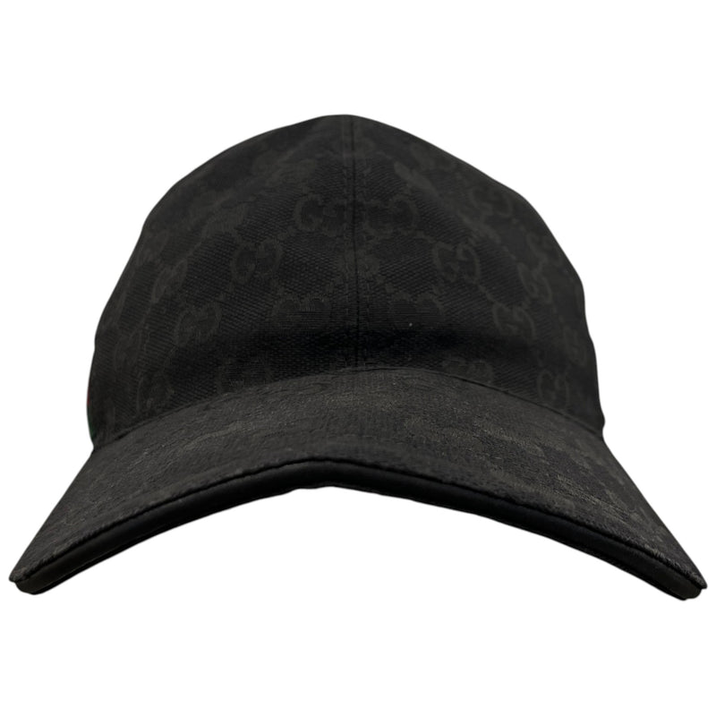 Men's Gg Supreme Web Cap Black Size S