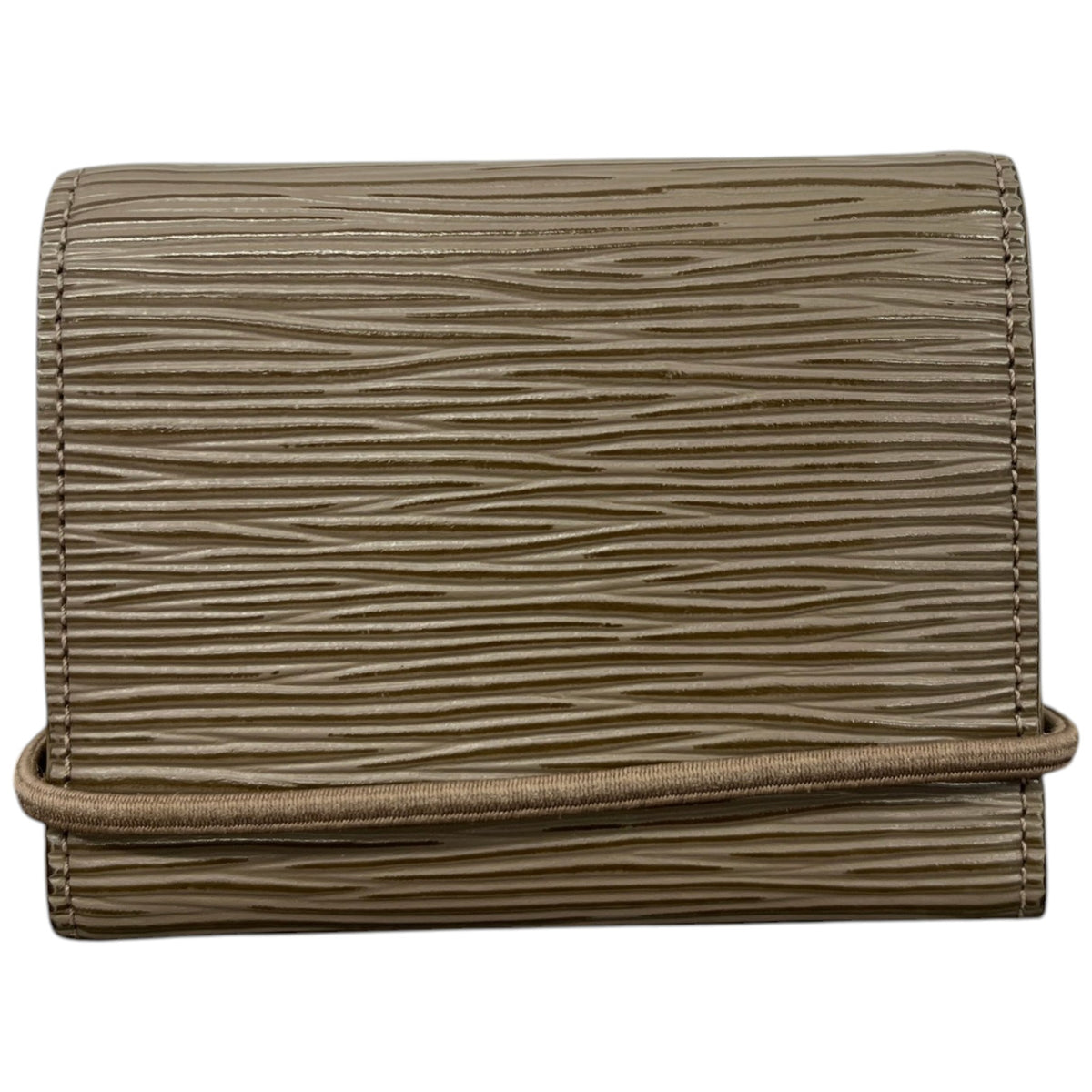 Women's Epi Leather Elastique Purse Brown - Photo 2