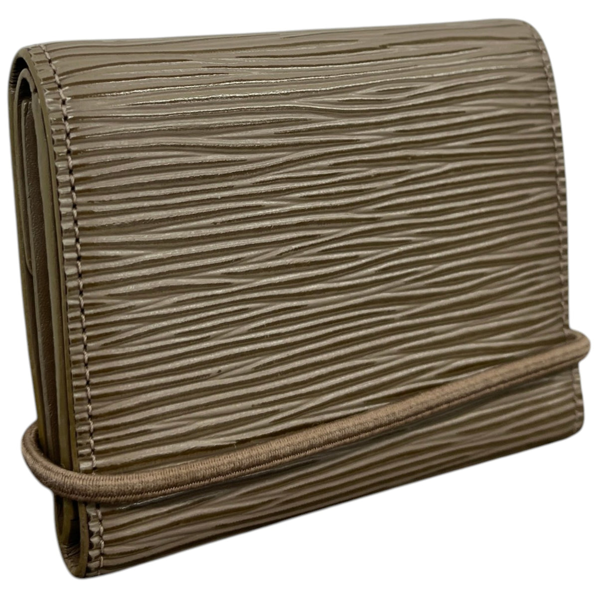 Women's Epi Leather Elastique Purse Brown - Photo 5