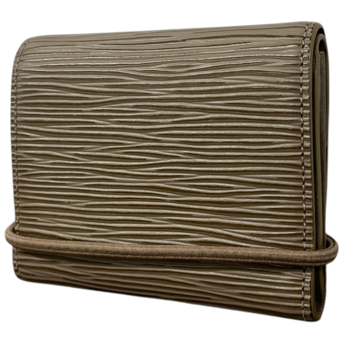 Women's Epi Leather Elastique Purse Brown - Photo 6
