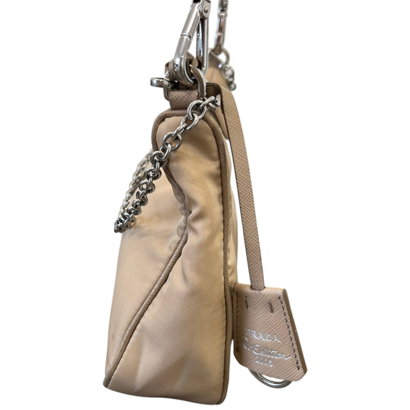 Women's Re-Edition 2005 Nylon Crossbody Bag Beige