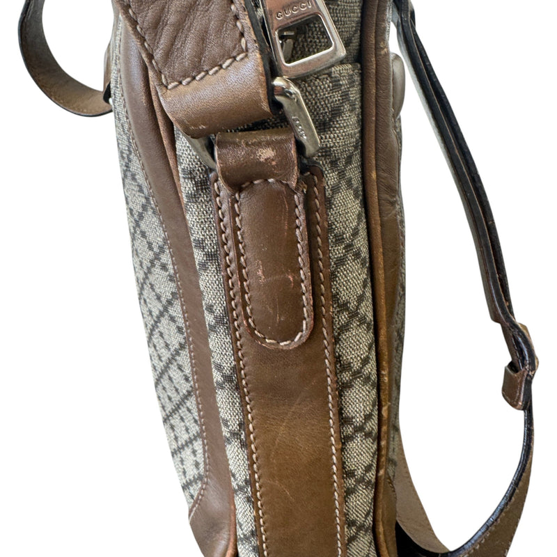 Women's Diamante Crossbody Bag Brown