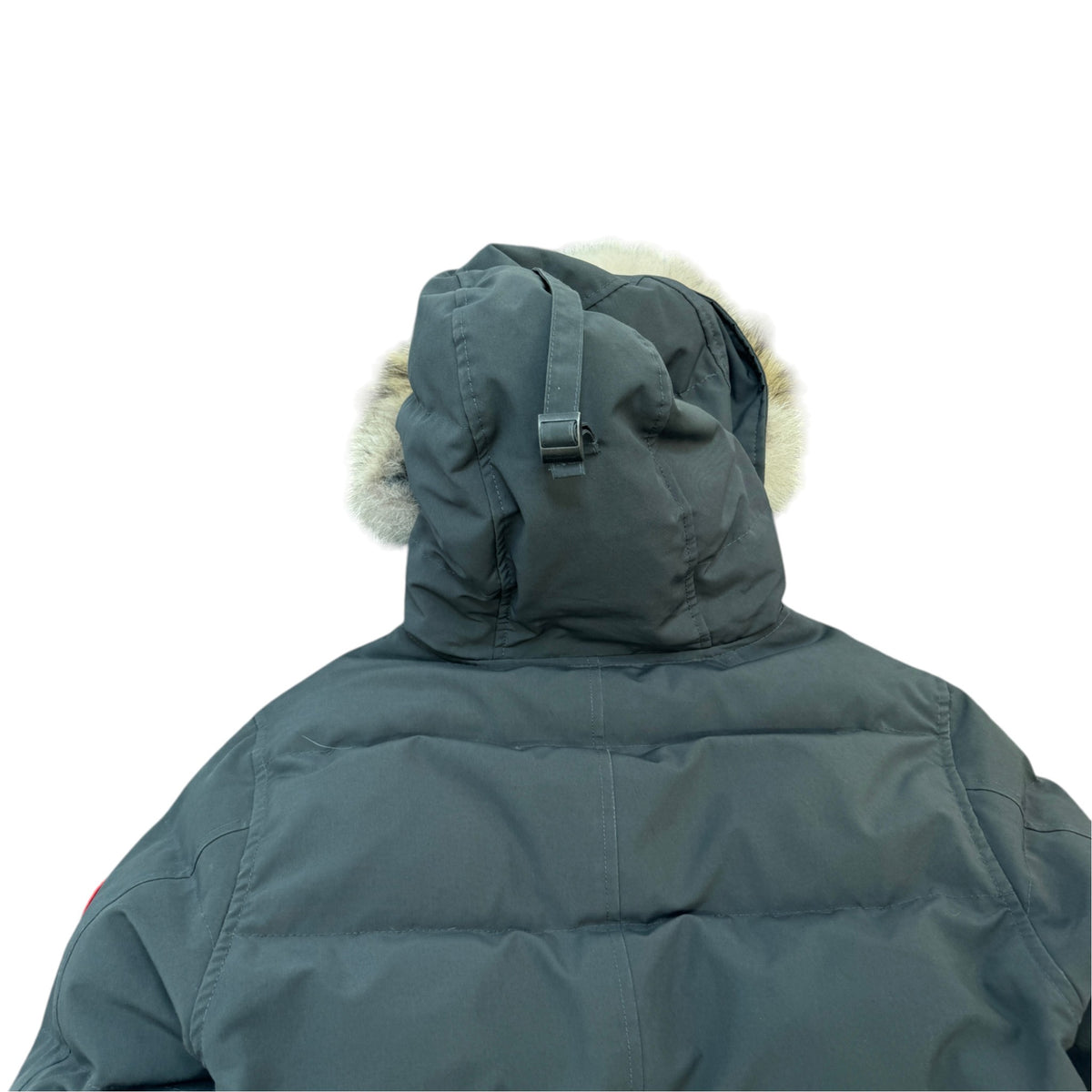 Men's Wyndham Parka Down Jacket Grey Size M - Photo 4
