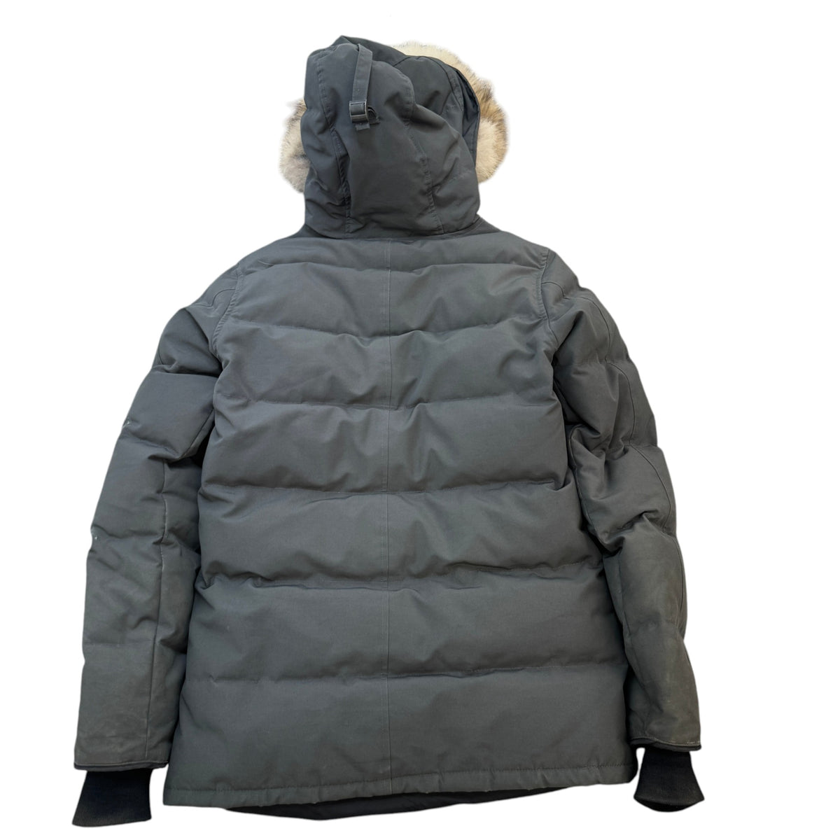 Men's Wyndham Parka Down Jacket Grey Size M - Photo 2