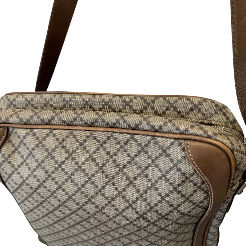Women's Diamante Crossbody Bag Brown
