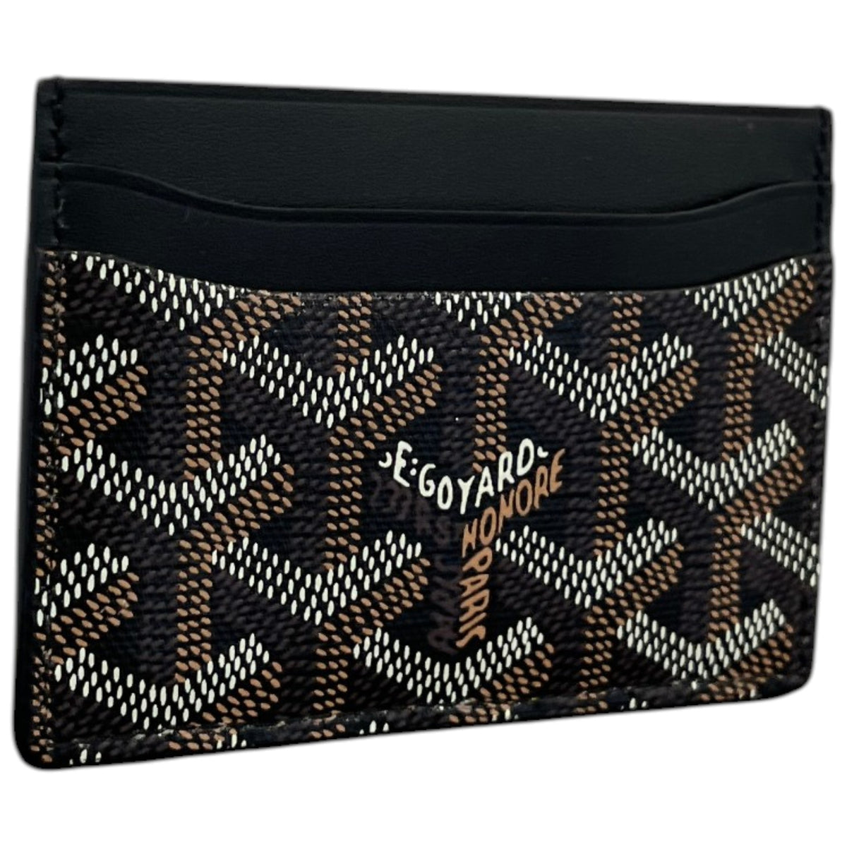 Men's Saint Sulpice Card Holder Black - Photo 3