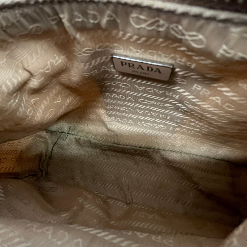 Women's Re-Edition 2005 Nylon Crossbody Bag Beige