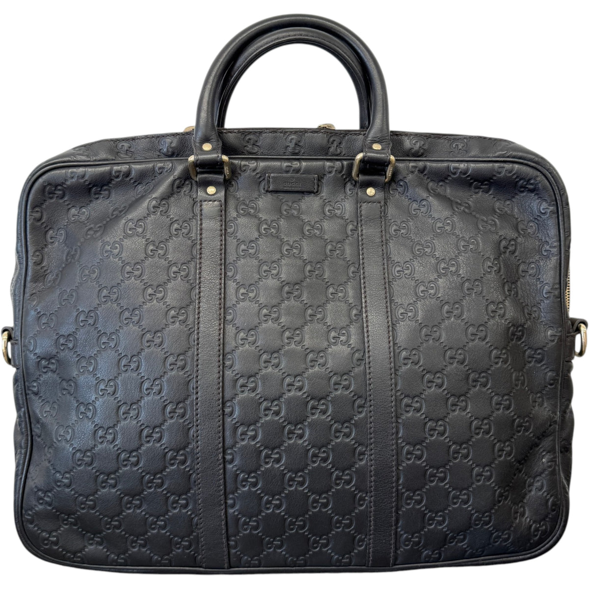 Men's GG Supreme Briefcase Black - Photo 1