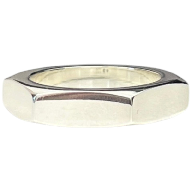 Women's Trademark Hexagonal Ring Silver Size Q