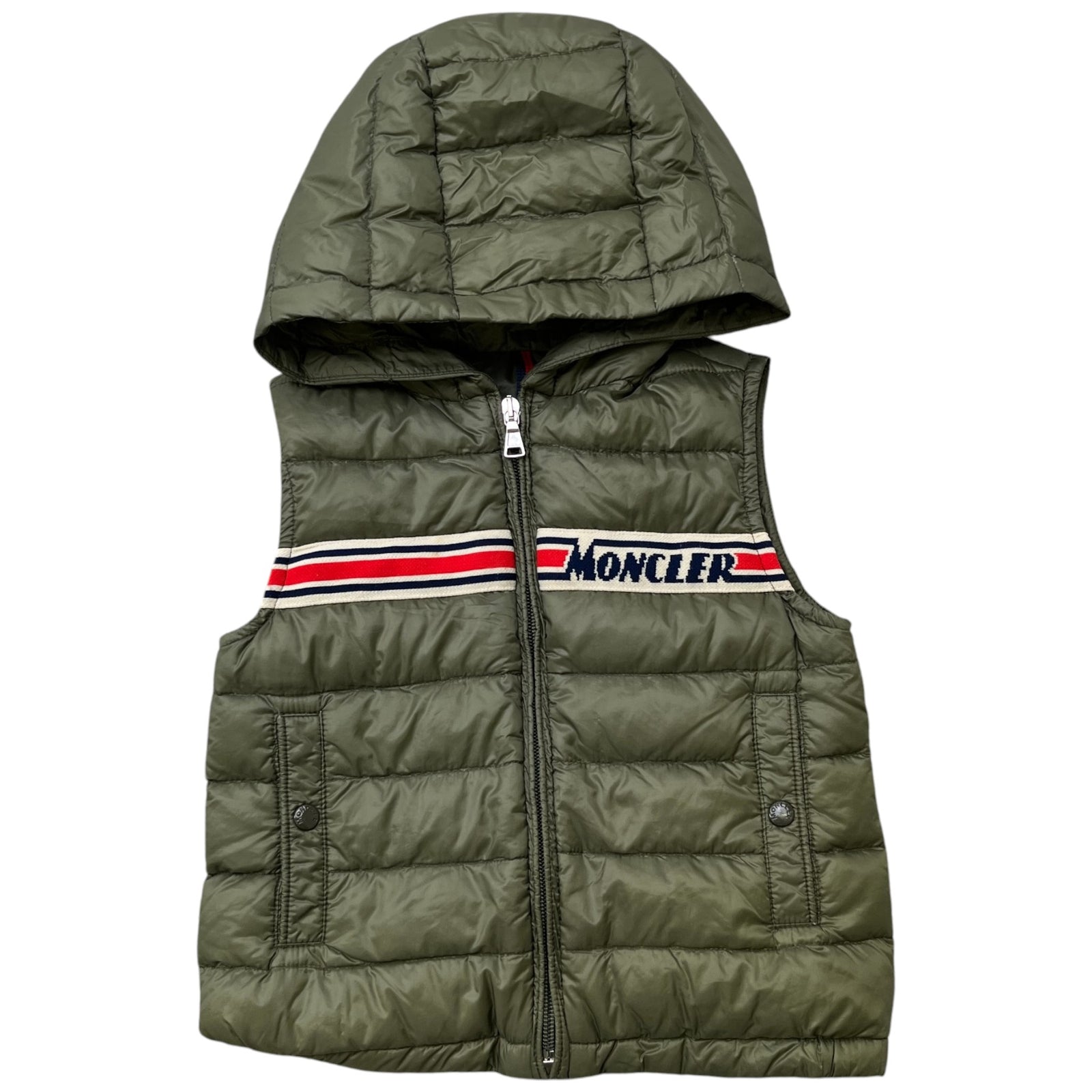 Men's Boys Age 4 Bargy Gilet Khaki Size XXS - Photo 1