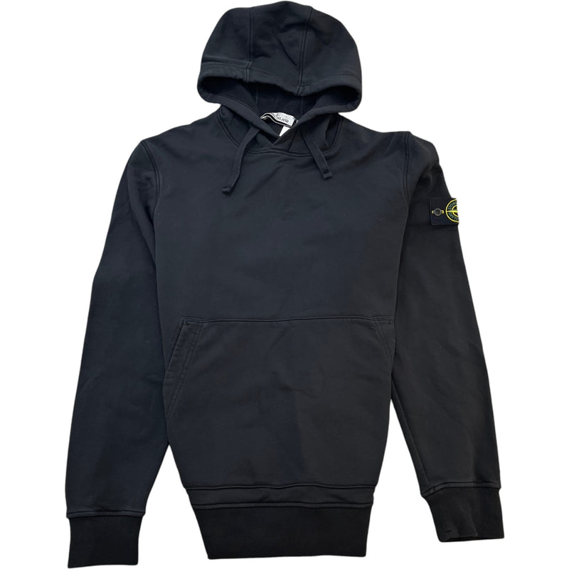 Men's Applique Logo Hoodie Black Size XL