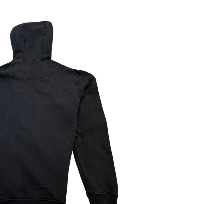 Men's Applique Logo Hoodie Black Size XL