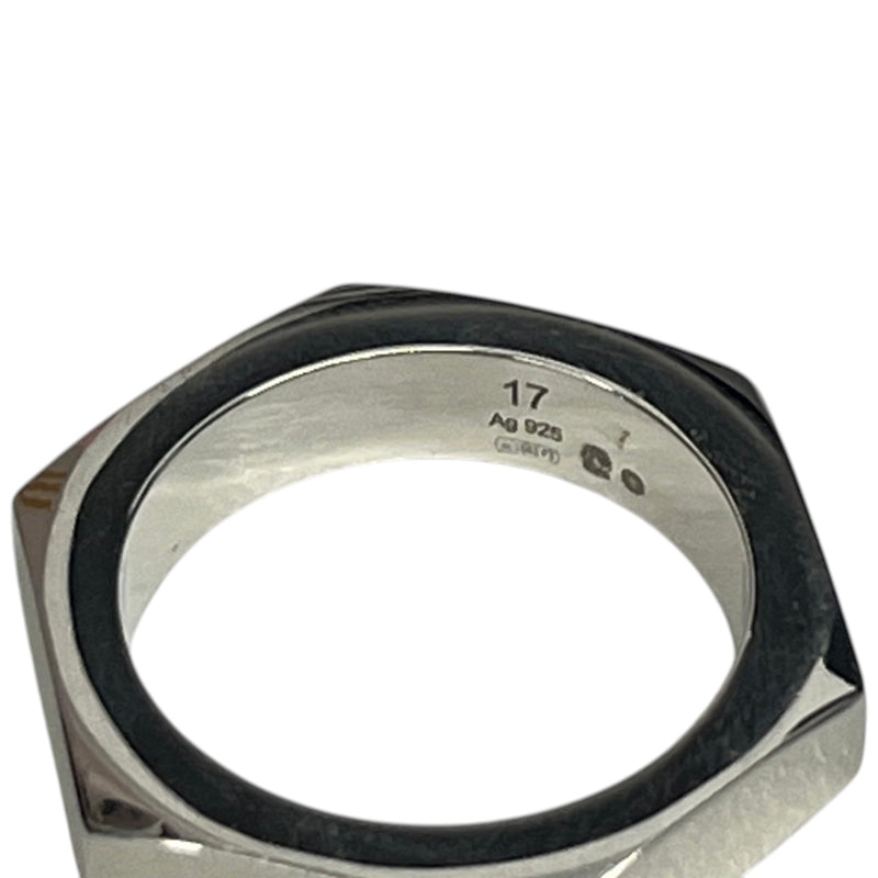 Women's Trademark Hexagonal Ring Silver Size Q