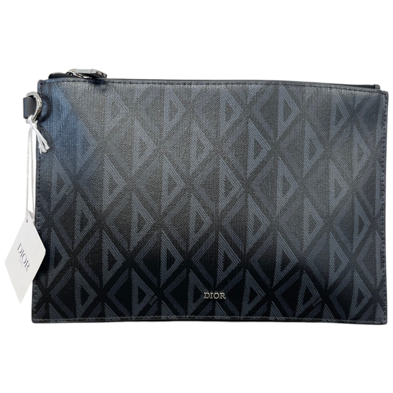 Men's A5 Flat Cd Diamond Pouch Black - Photo 1