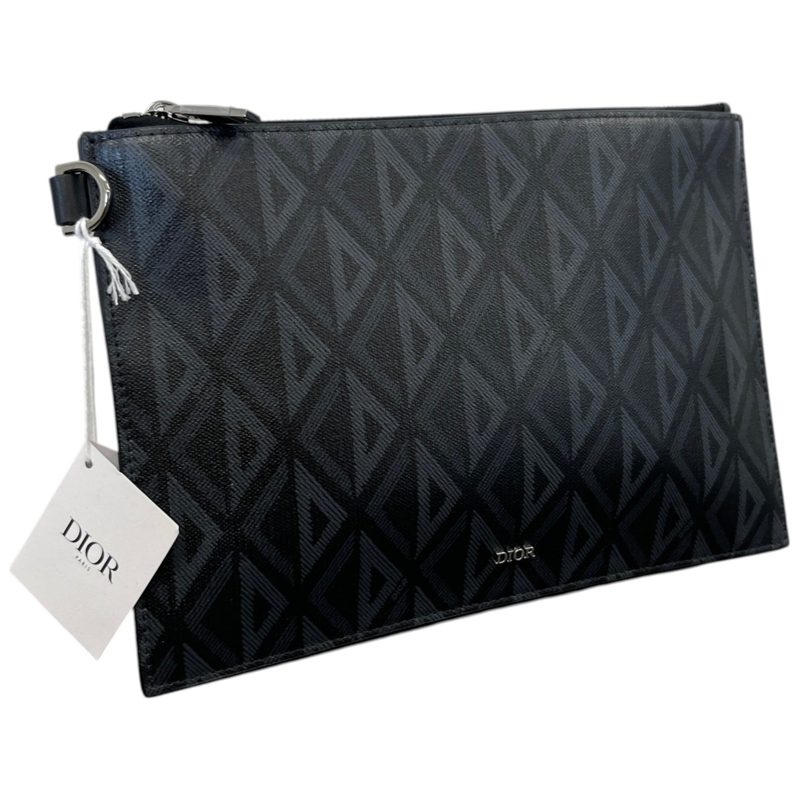 Men's A5 Flat Cd Diamond Pouch Black - Photo 3