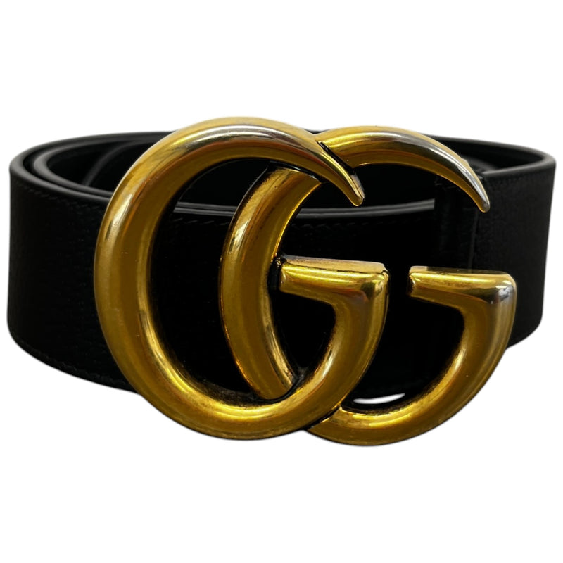 Men's Gg Marmont Belt Black Size 85CM / UK 10