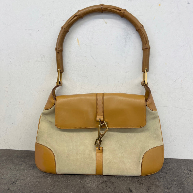 Women's Bamboo Jackie Hobo Handbag Brown
