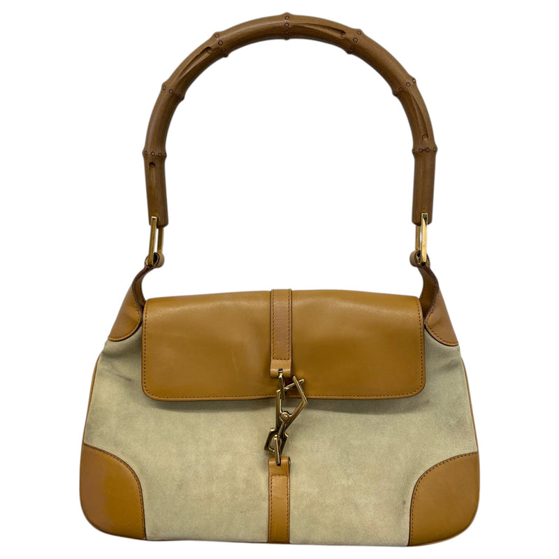 Women's Bamboo Jackie Hobo Handbag Brown